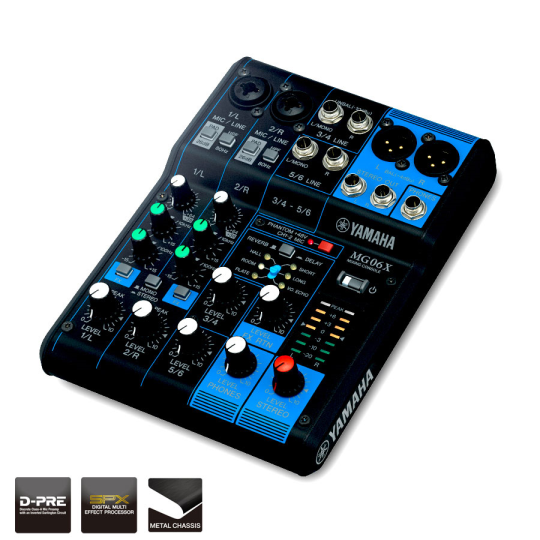 MIXER YAMAHA MG 06 X                   